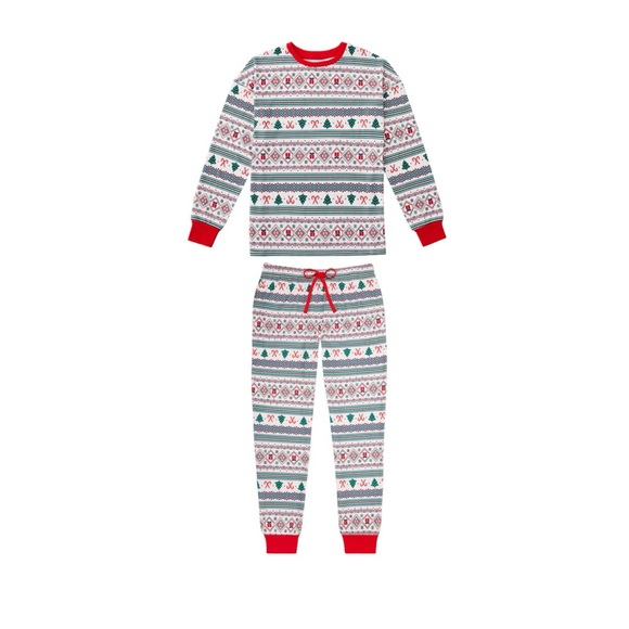 Members Mark Holiday Family sleep Pajamas Fair Isle NEW XXL - Picture 1 of 8